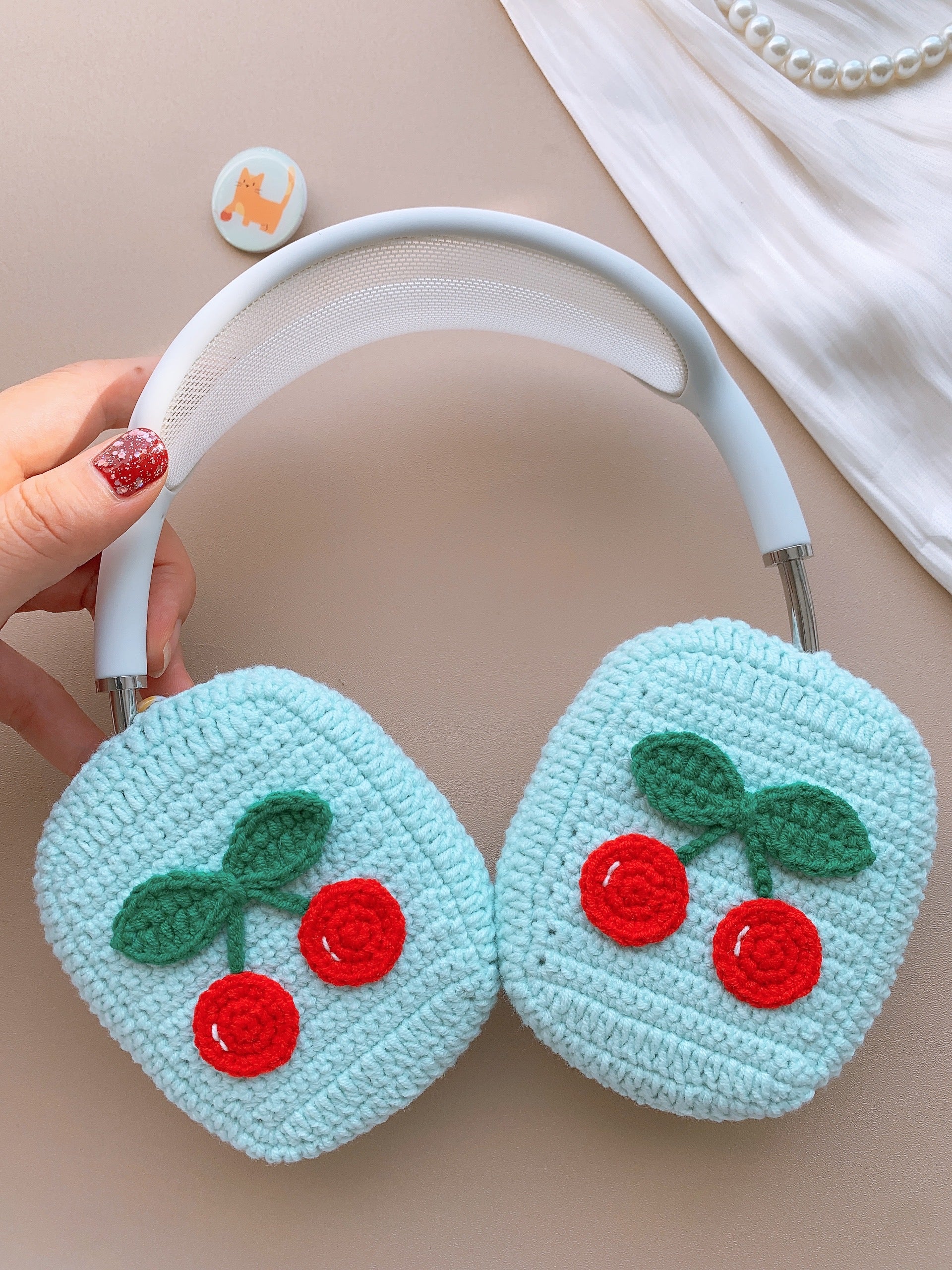 Cherry Airpods Max Cases Sony XM1000 Cases