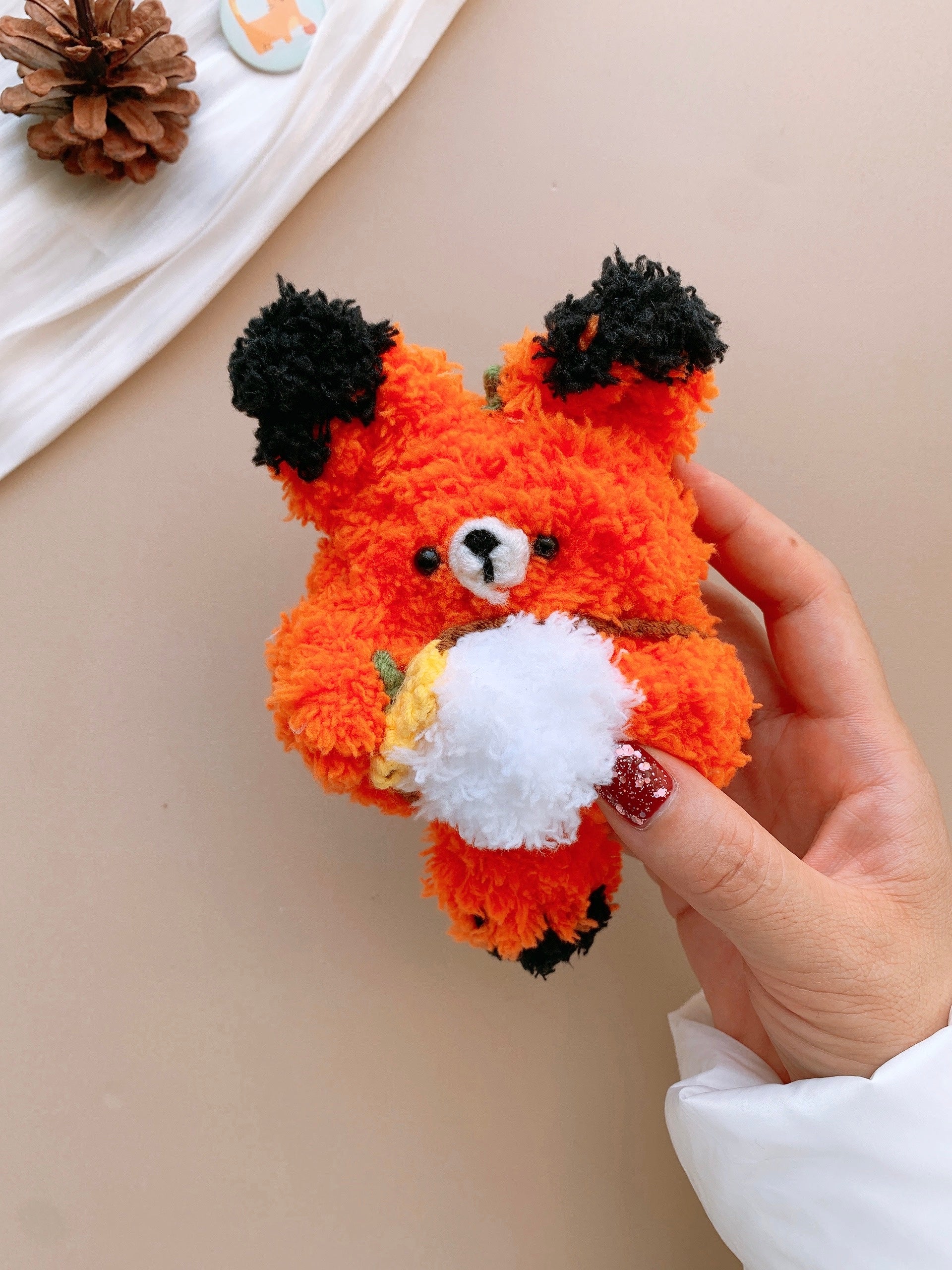 Orange Fox Airpods Case AirPods Pro Cases