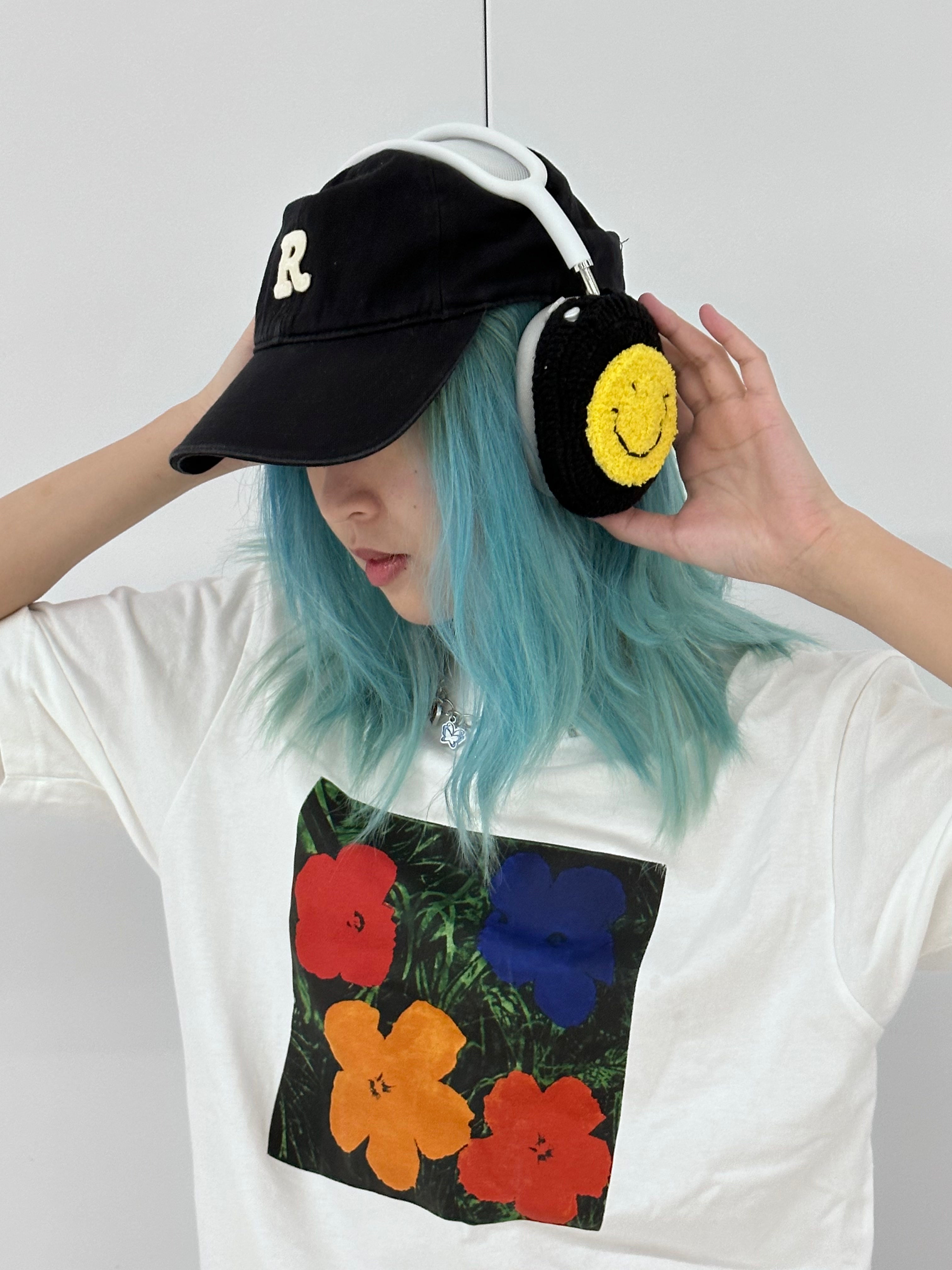 Yellow Smiling Face AirPods Max Cases Sony XM1000 Cases