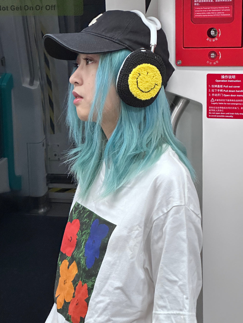 Yellow Smiling Face AirPods Max Cases Sony XM1000 Cases