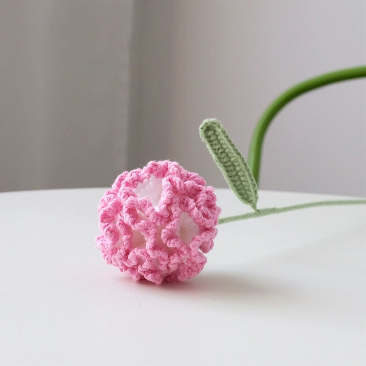 Crochet Carnation Flower Bouquet Mom's Day Gift