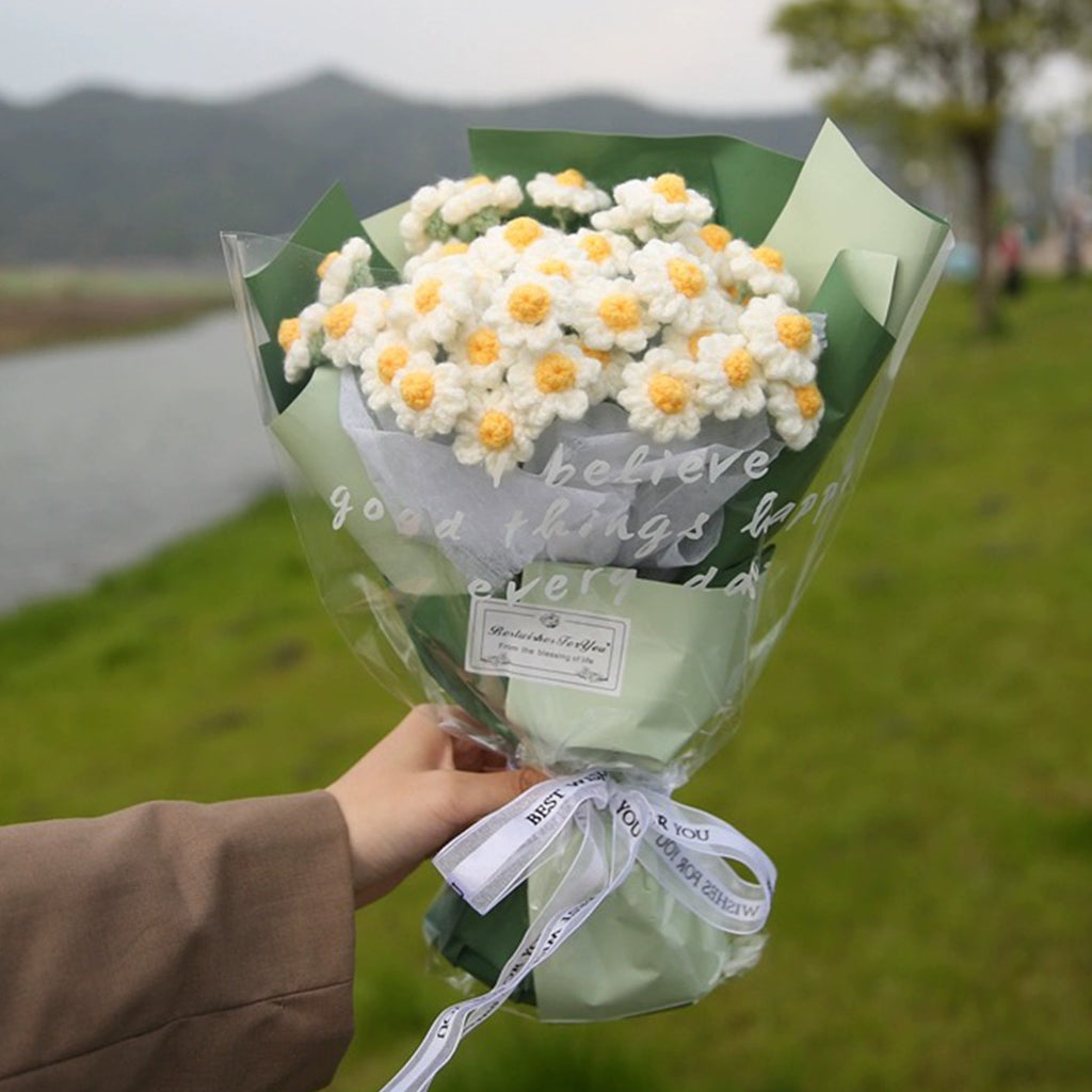 Crochet Daisy Flower Bouquet