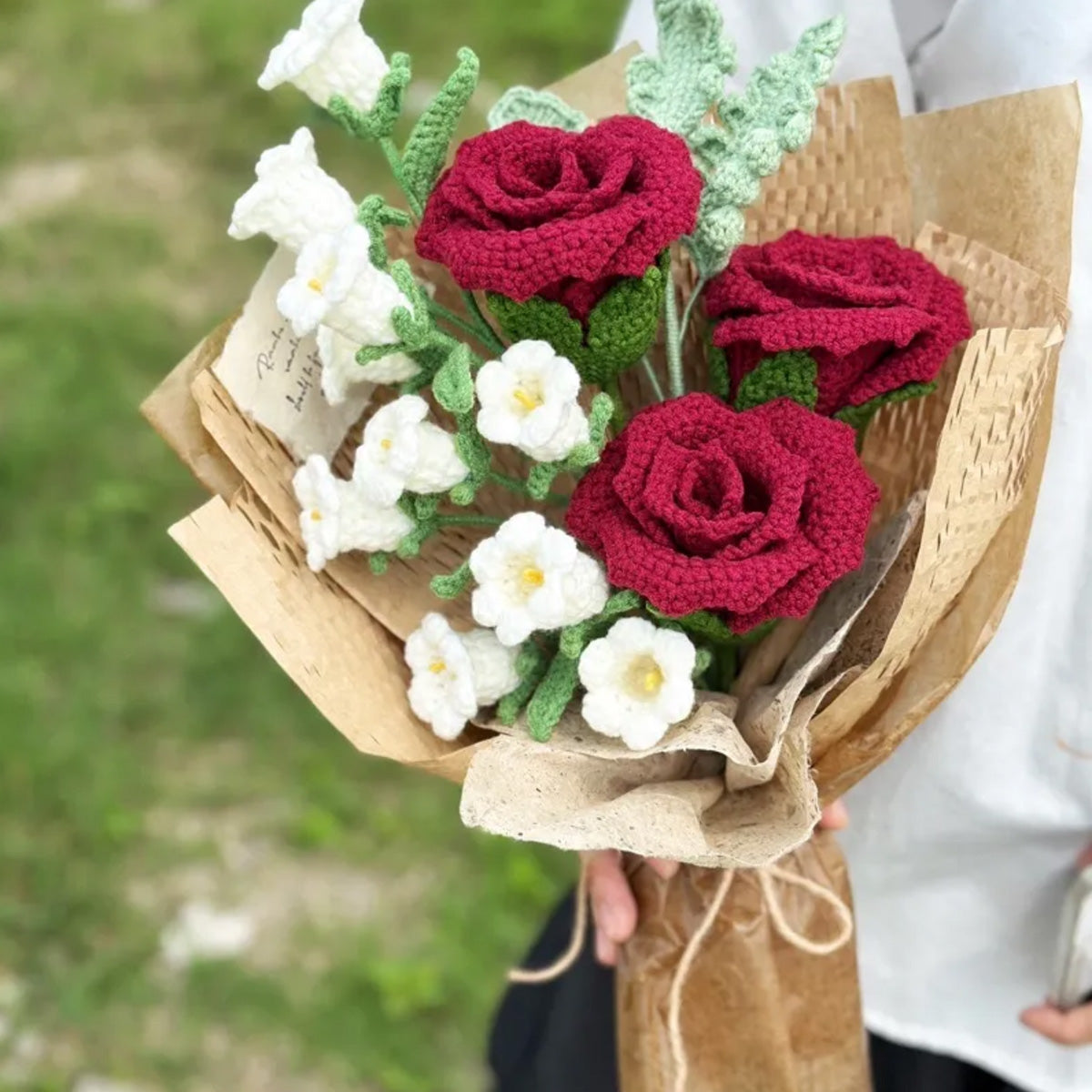 Bridal Bouquet Flower Bouquet Mother's Gift Crochet Flowers