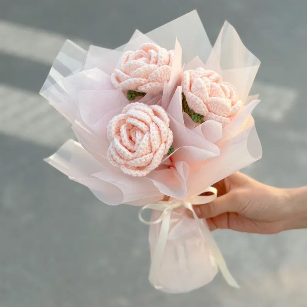 Bridal Bouquet Crochet Flower Bouquet Mother's Gifts