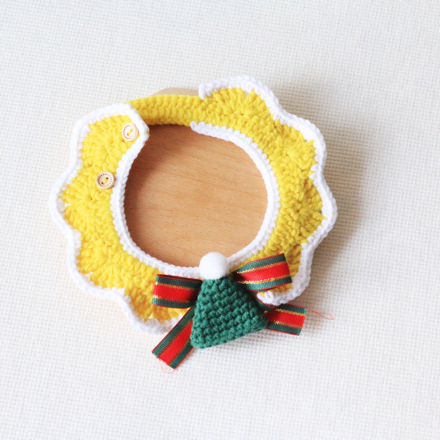 Crochet Cat and Dog Collar Cat Accessory