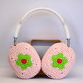 Pink Green Flower AirPods Max Cases Sony XM1000 Cases