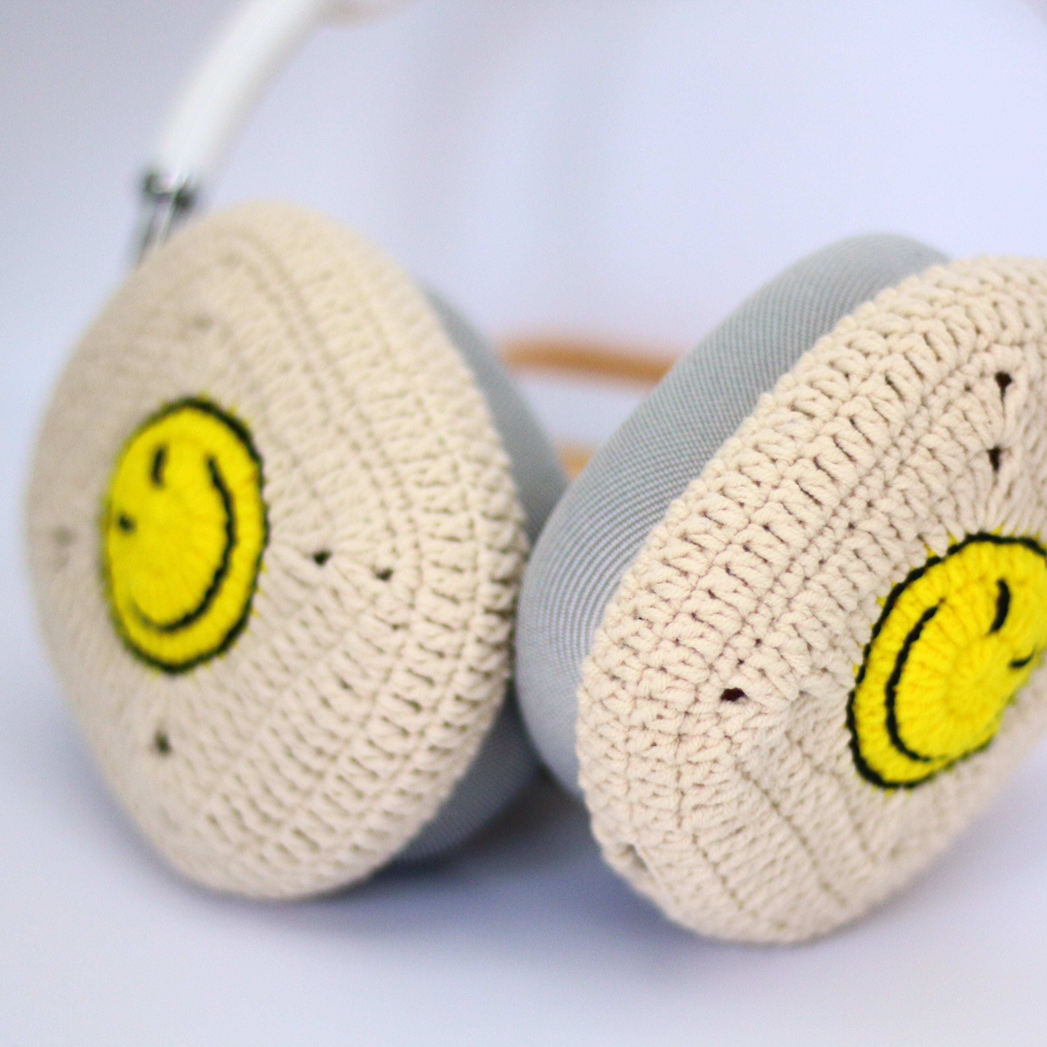 Yellow Smiling Face AirPods Max Cases Sony XM1000 Cases