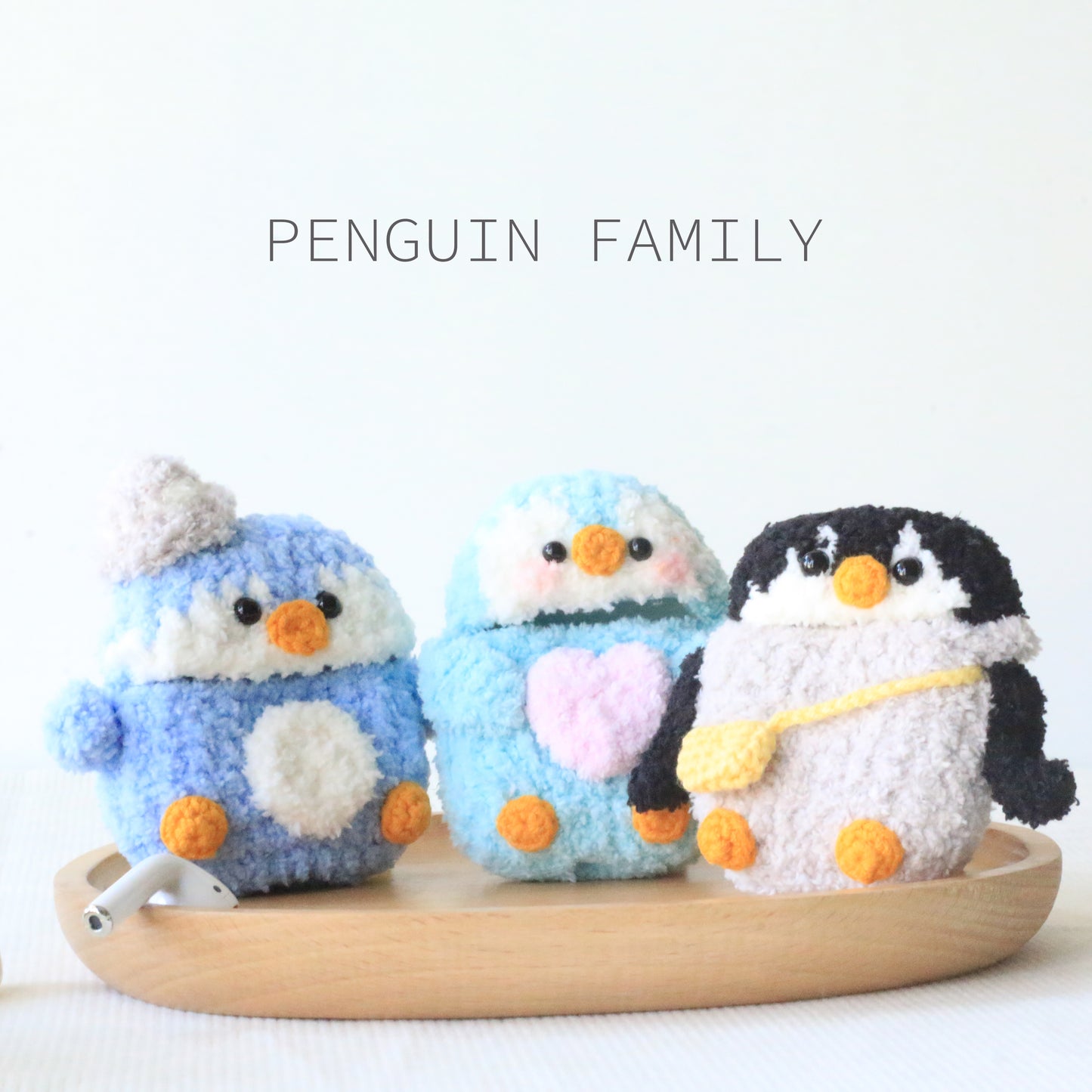 Penguin Family AirPods Case