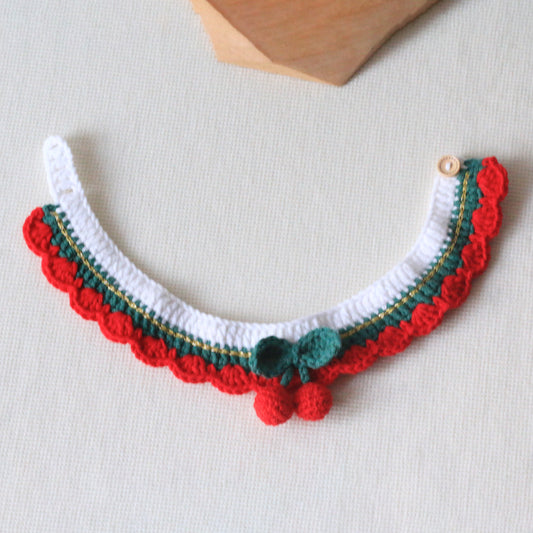 Crochet Collar For Christmas