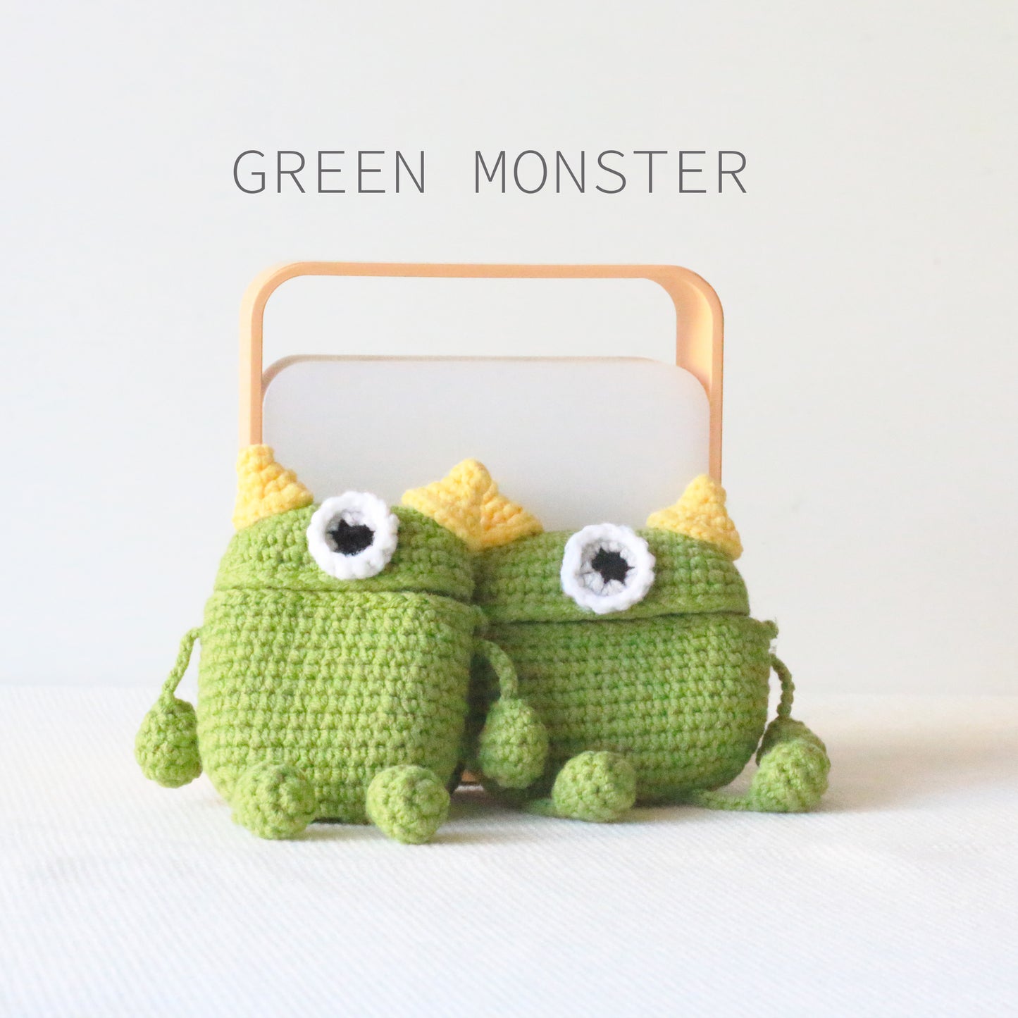 Green One-eyed Monster AirPods Case