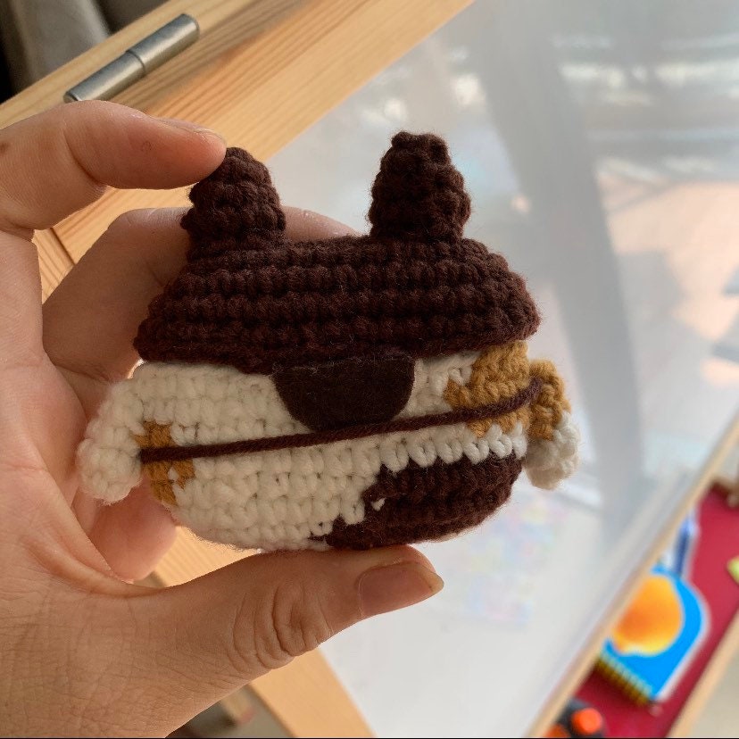 Crochet Cat Airpod Case