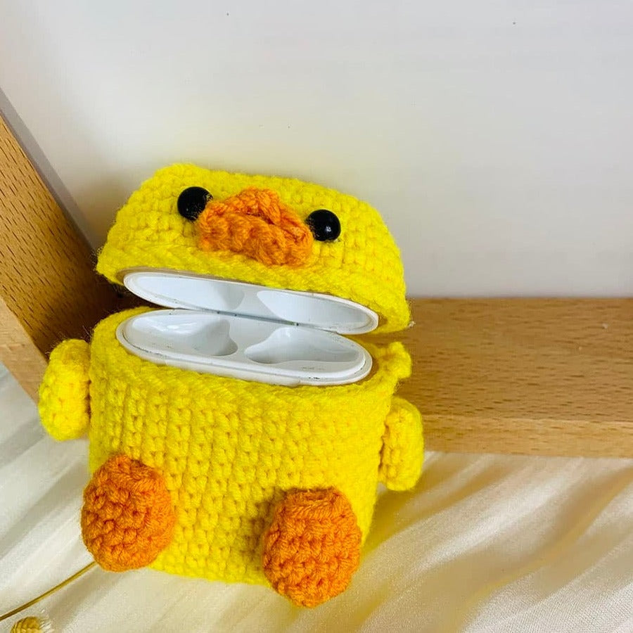 Crochet Duck AirPods Case