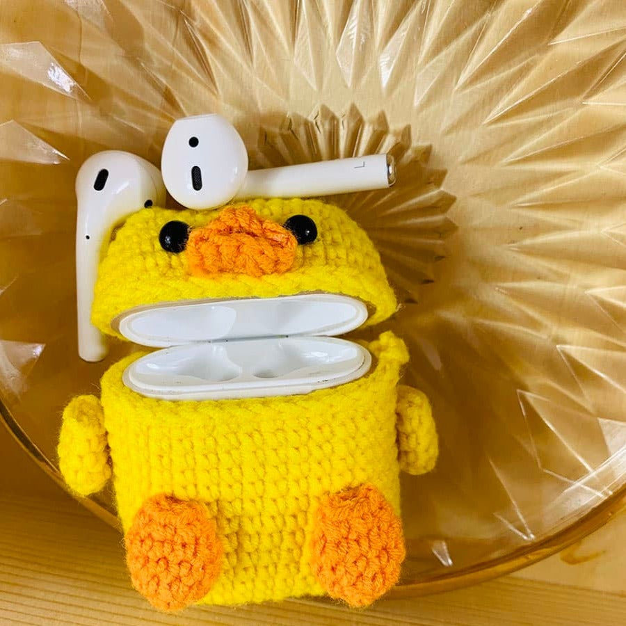 Crochet Duck AirPods Case