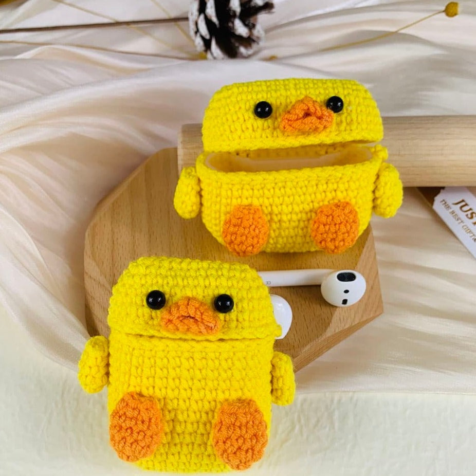 Crochet Duck AirPods Case