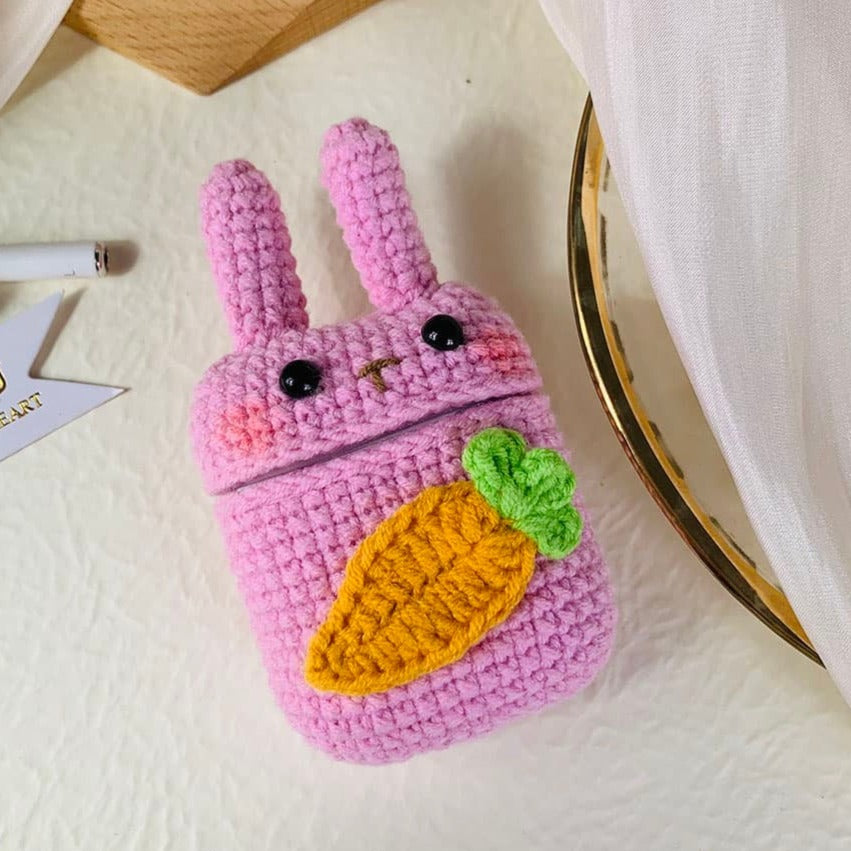 Rabbit With Carrot AirPods Case