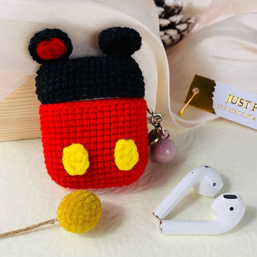 Mickey Crochet AirPods Case