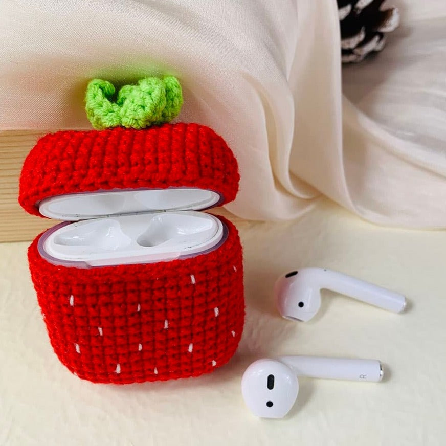 Cute Sweet Strawberry AirPods Case