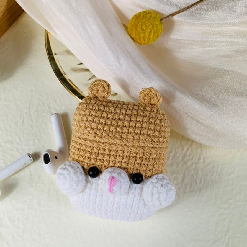 Squirrels Crochet AirPods Case