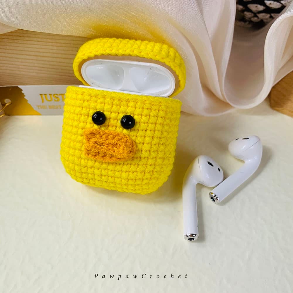 Crochet Duck AirPods Case