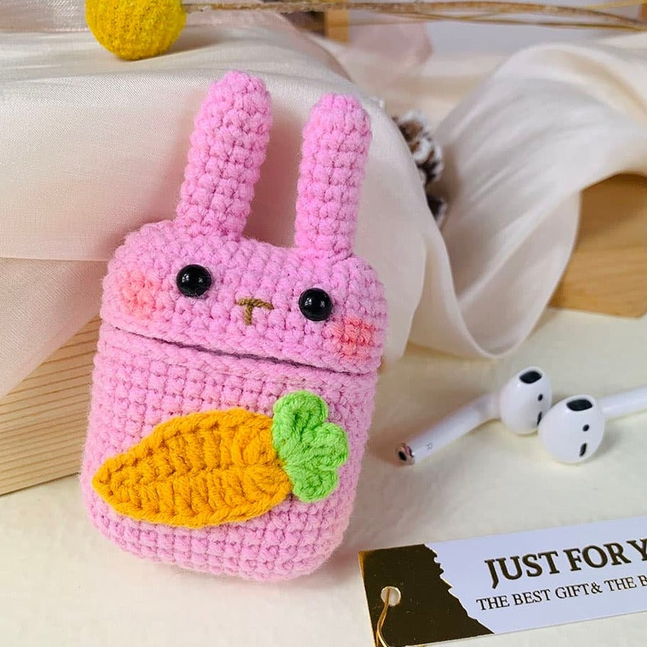 Rabbit With Carrot AirPods Case