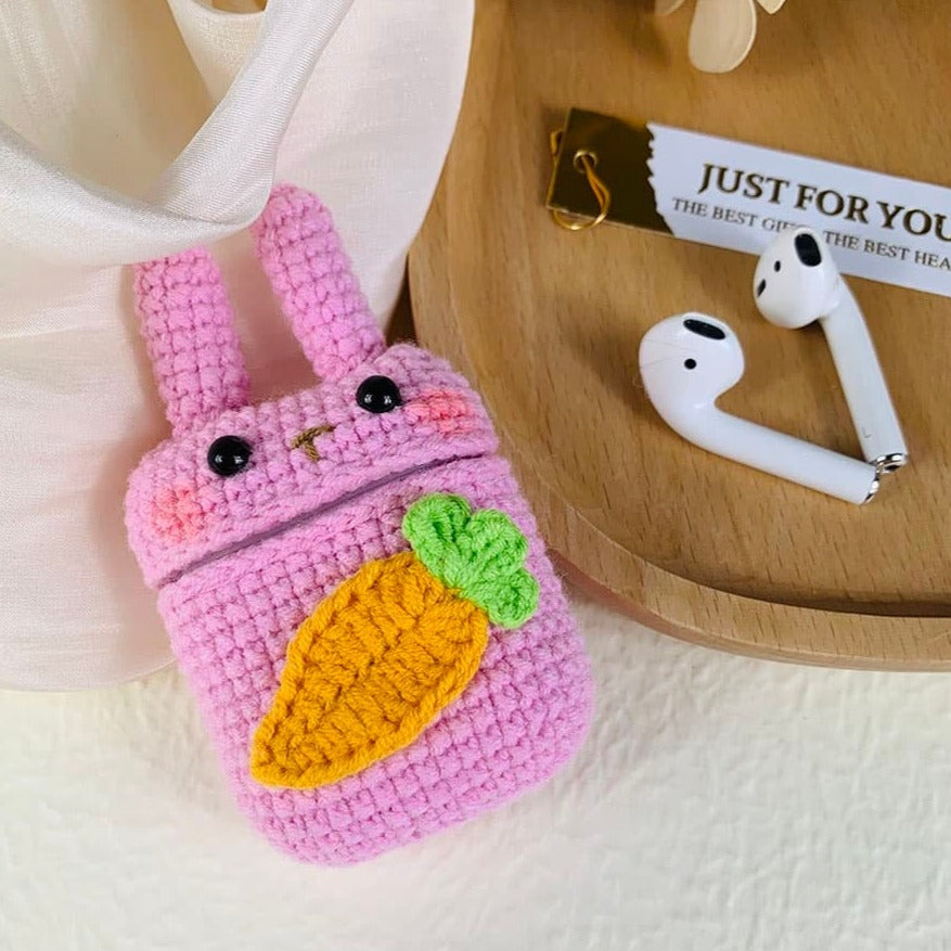 Rabbit With Carrot AirPods Case