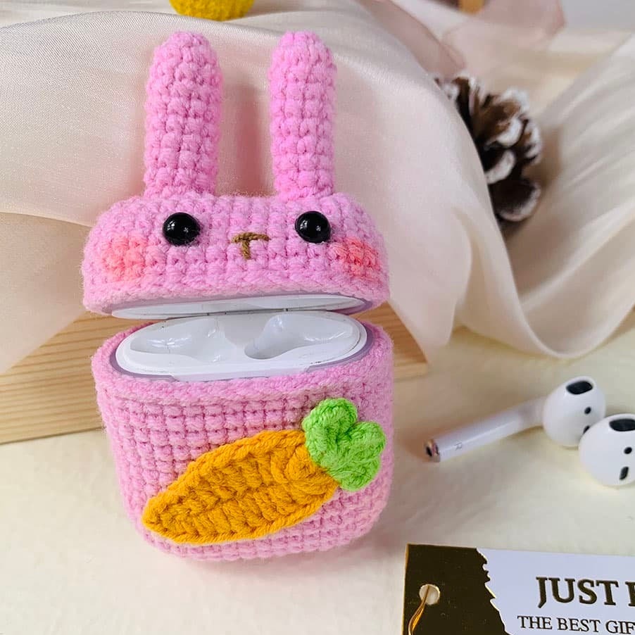 Rabbit With Carrot AirPods Case