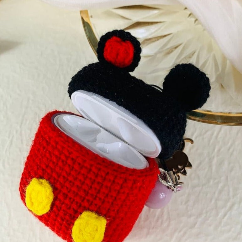 Mickey Crochet AirPods Case