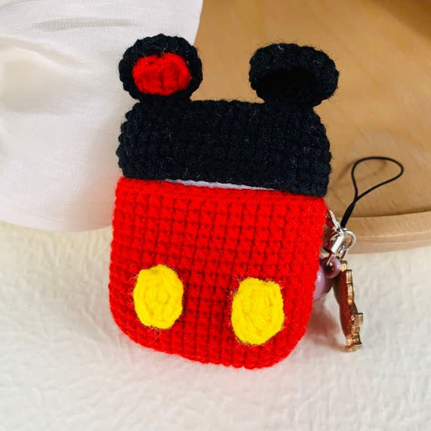 Mickey Crochet AirPods Case