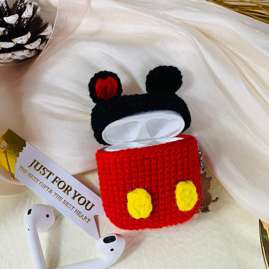Mickey Crochet AirPods Case