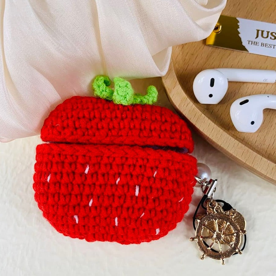 Cute Sweet Strawberry AirPods Case