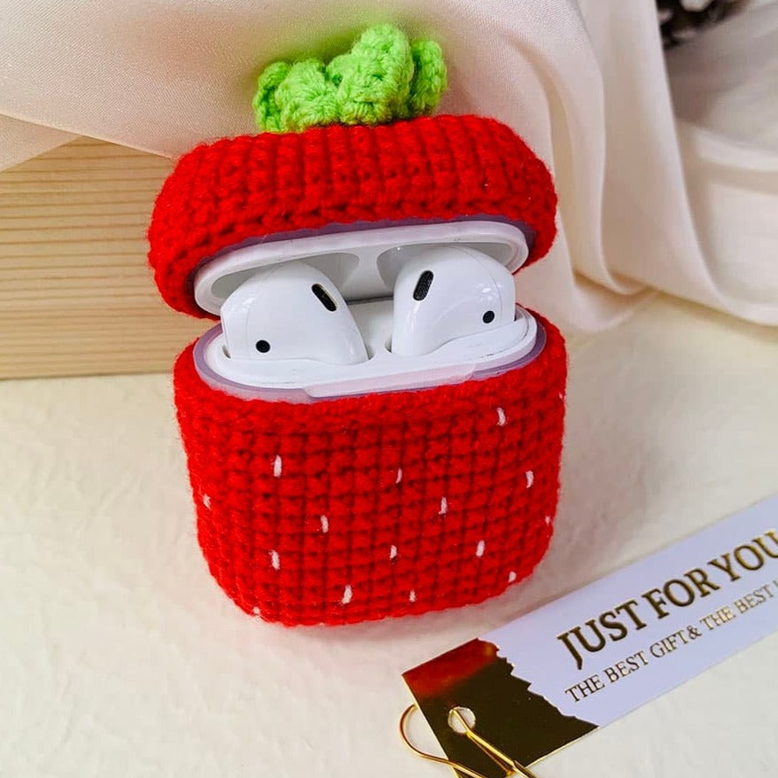 Cute Sweet Strawberry AirPods Case