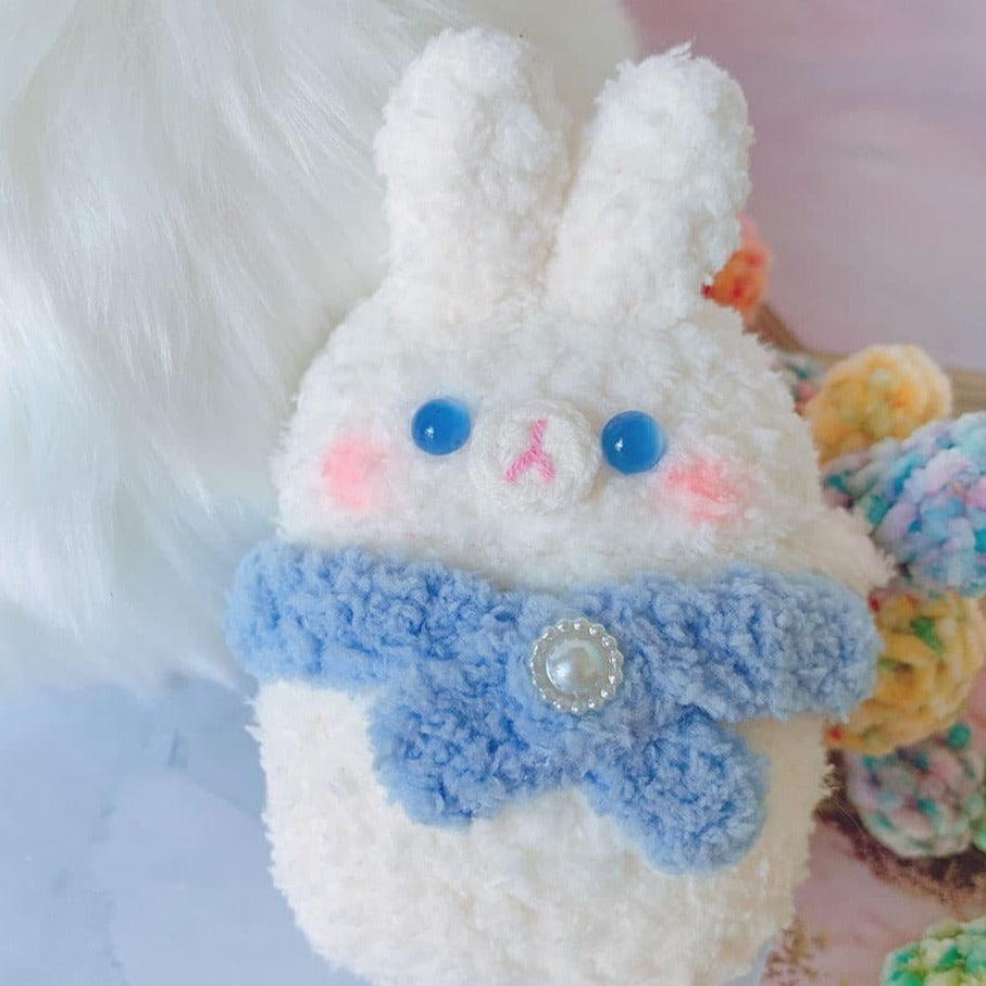 Furry Rabbit AirPods Case