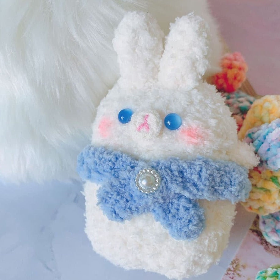 Furry Rabbit AirPods Case