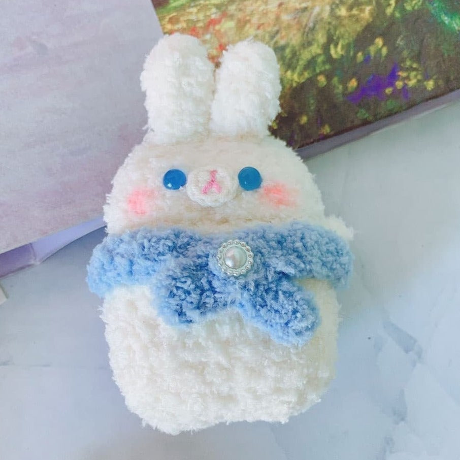 Furry Rabbit AirPods Case