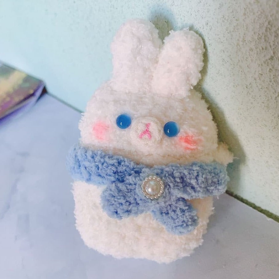 Furry Rabbit AirPods Case