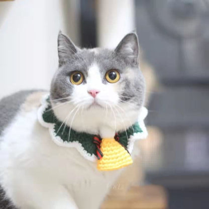 Crochet Cat and Dog Collar Cat Accessory