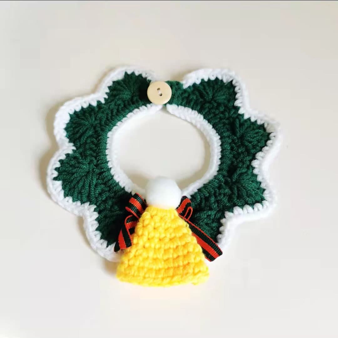 Crochet Cat and Dog Collar Cat Accessory