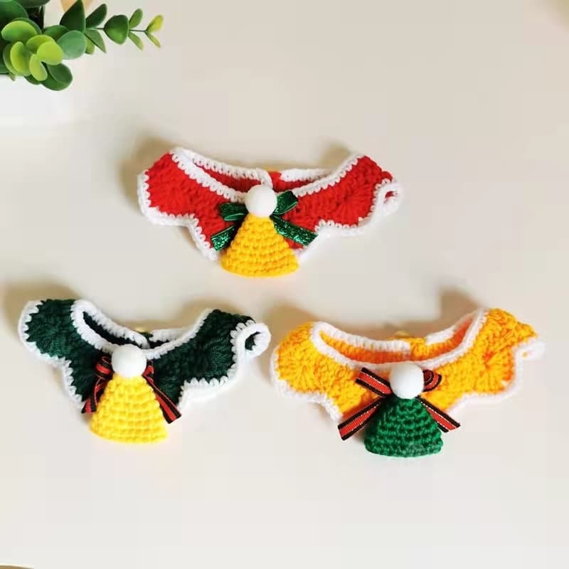 Crochet Cat and Dog Collar Cat Accessory