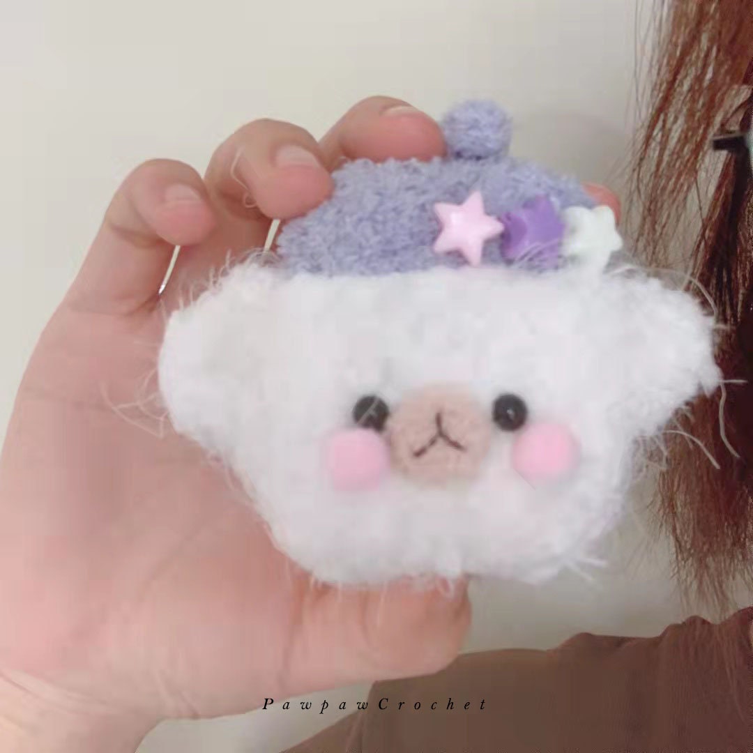 Crochet Fluffy Dog Airpod Case