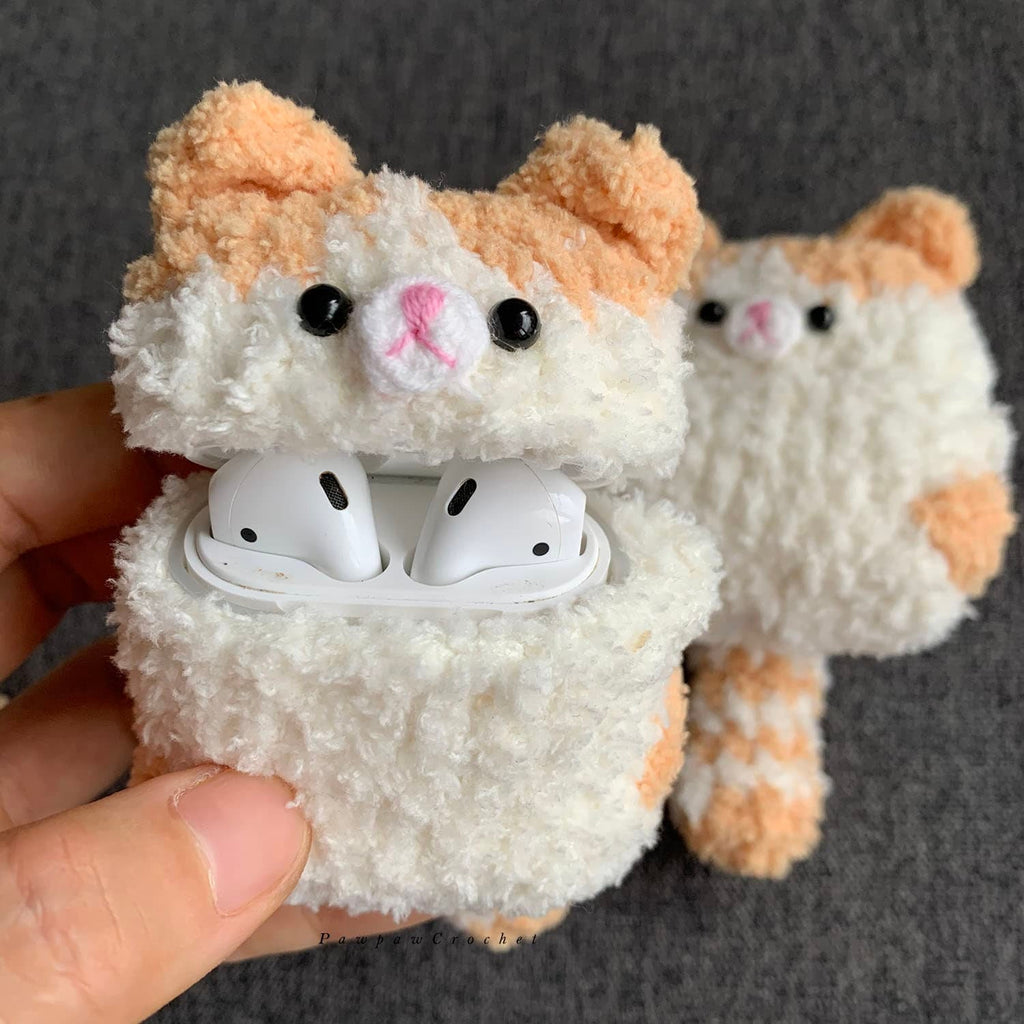Amigurumi Cat Airpods Case
