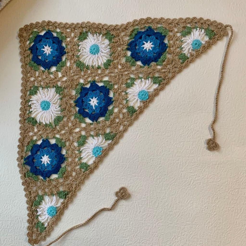 Daisy Flower Bandana Handmade Headband