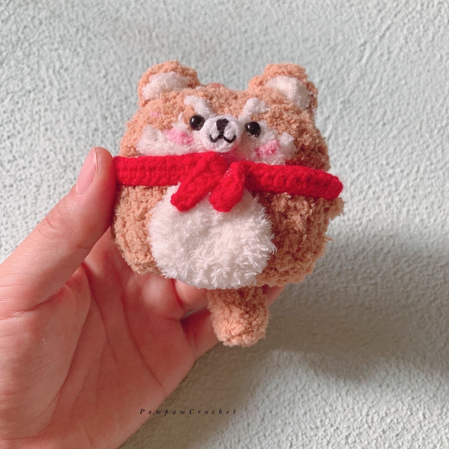 Corgi AirPods Case Crochet Dog Airpod Case