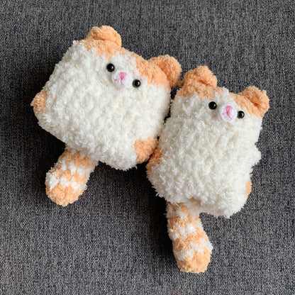 Cute Cat Families Crochet AirPods Case