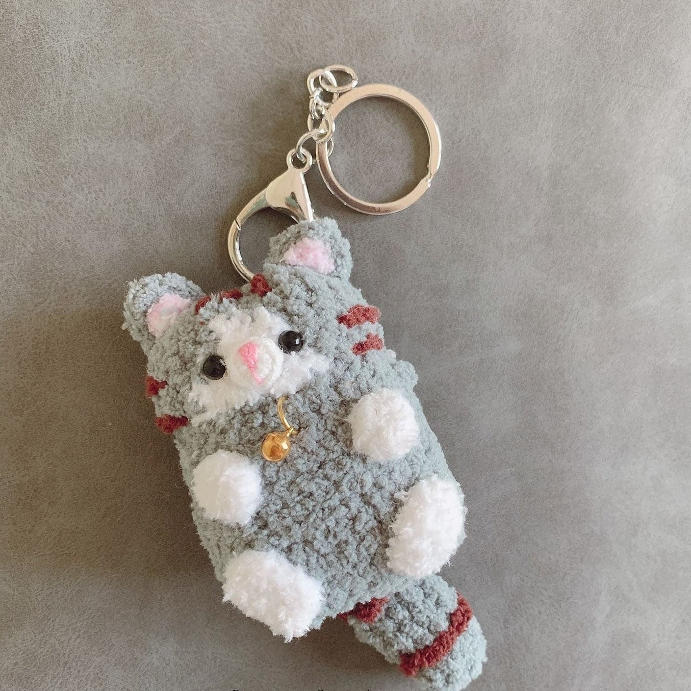 Crochet Cat Keychain