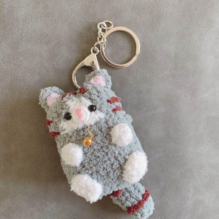 Crochet Cat Keychain