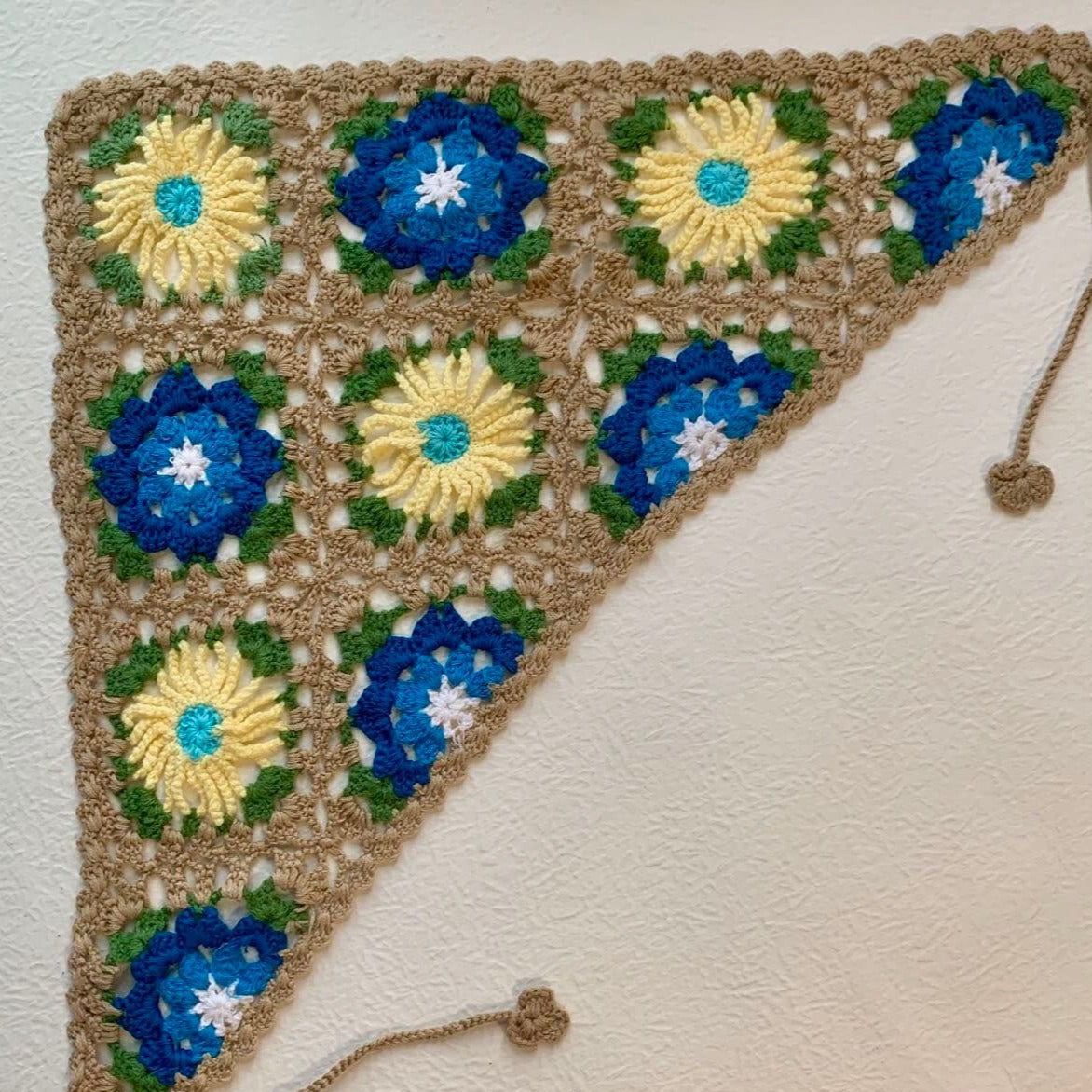 Daisy Flower Bandana Handmade Headband