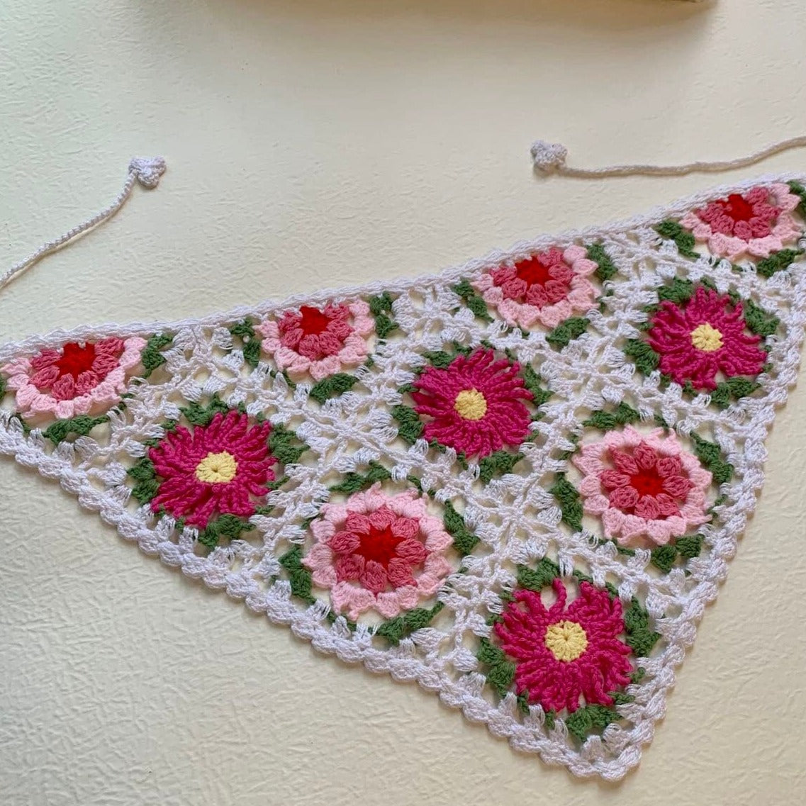 Daisy Flower Bandana Handmade Headband