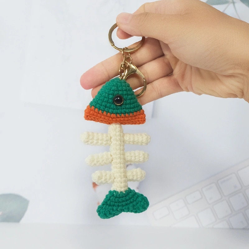 Fish Keychain Handmade KeyRing