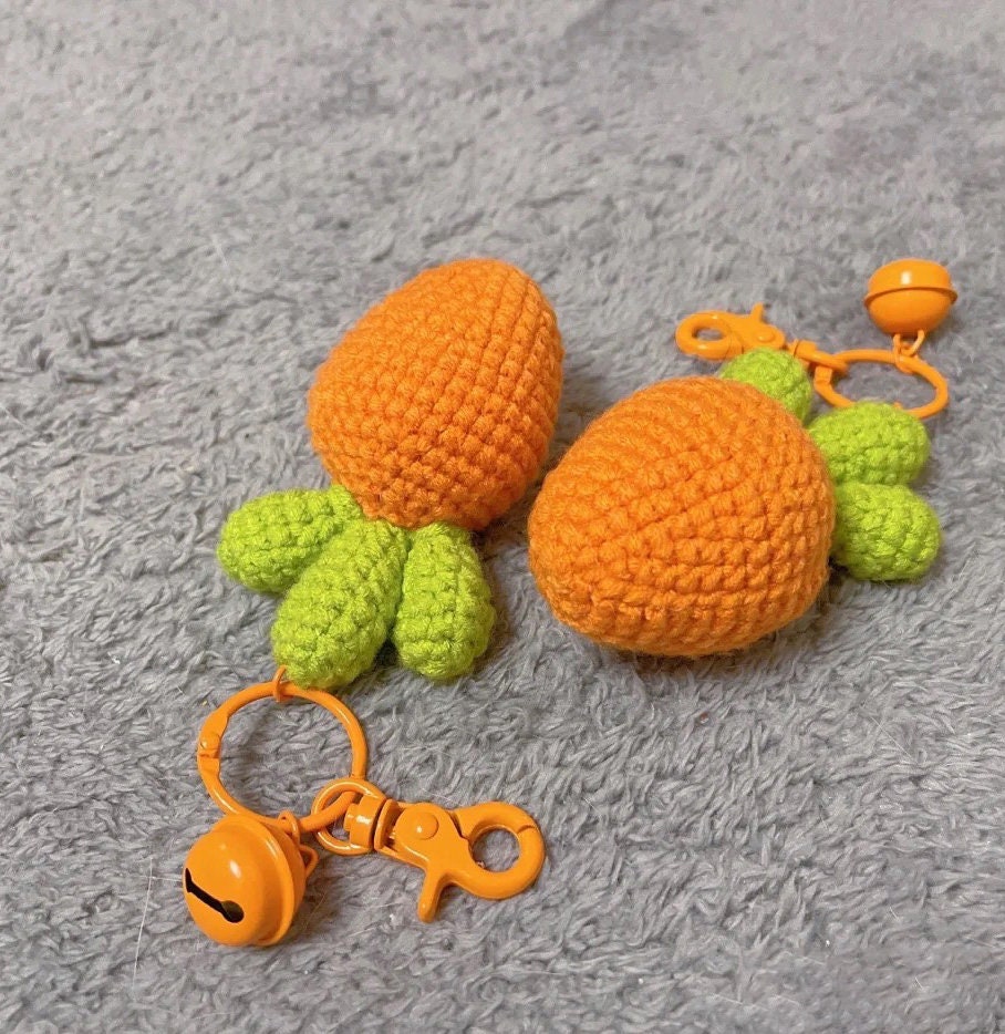 Handmade Strawberry Keychain