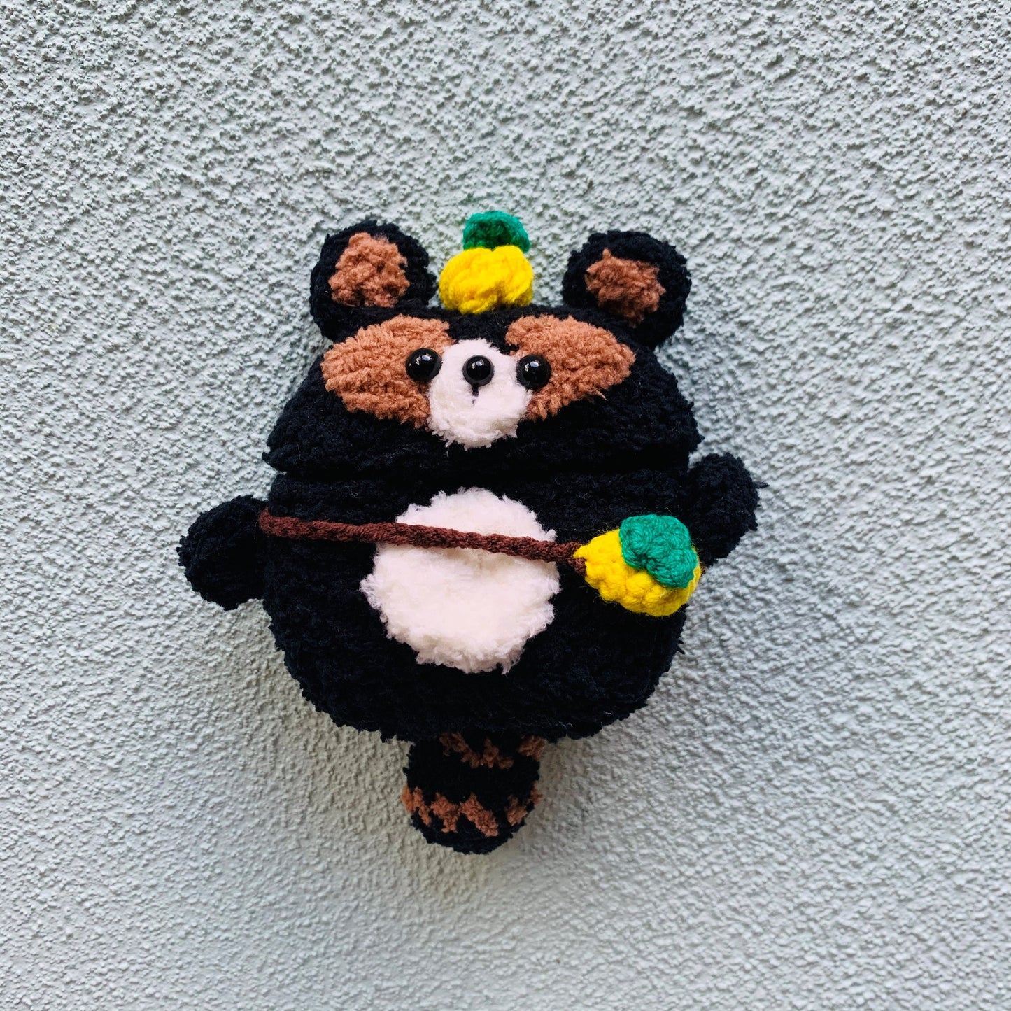 Crochet Raccoon Airpod Case